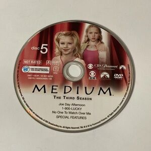 Medium: Season 3 Disc 5 Replacement DVD